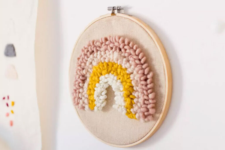 15 Easy DIY Punch Needle Home Decor Projects